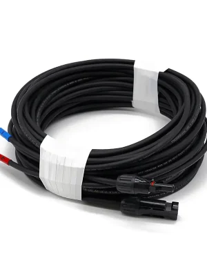 Sleva 2 x Solární kabel 6mm² s koncovkami MC4 25m