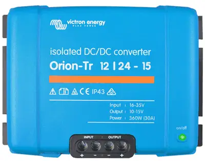 Konvertor DC/DC Orion-Tr 12/24V-15A 360W IP43 izolovaný Přímo Od Výrobce