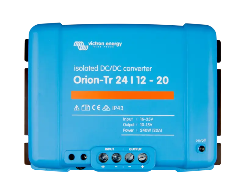 Konvertor DC/DC Orion-Tr 24/12V-20 240W IP43 Izolovaný Oblíbený
