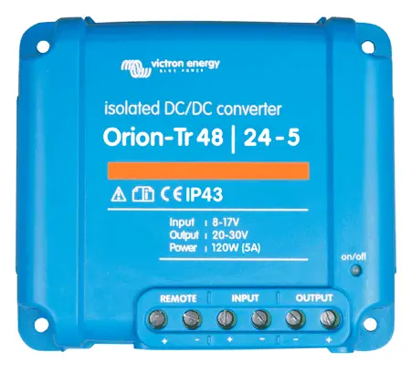 Výprodej Konvertor DC/DC Orion-Tr 48/24V-5A 120W IP43 Izolovaný