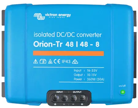 Konvertor DC/DC Orion-Tr 48/48V-8A 380W IP43 Izolovaný Cenově Výhodný
