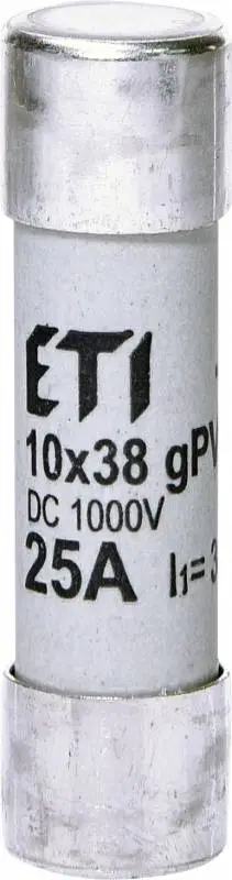 Akce Pojistka ETI 002625139 pro FV 10x38, 25A, gPV, 1000V