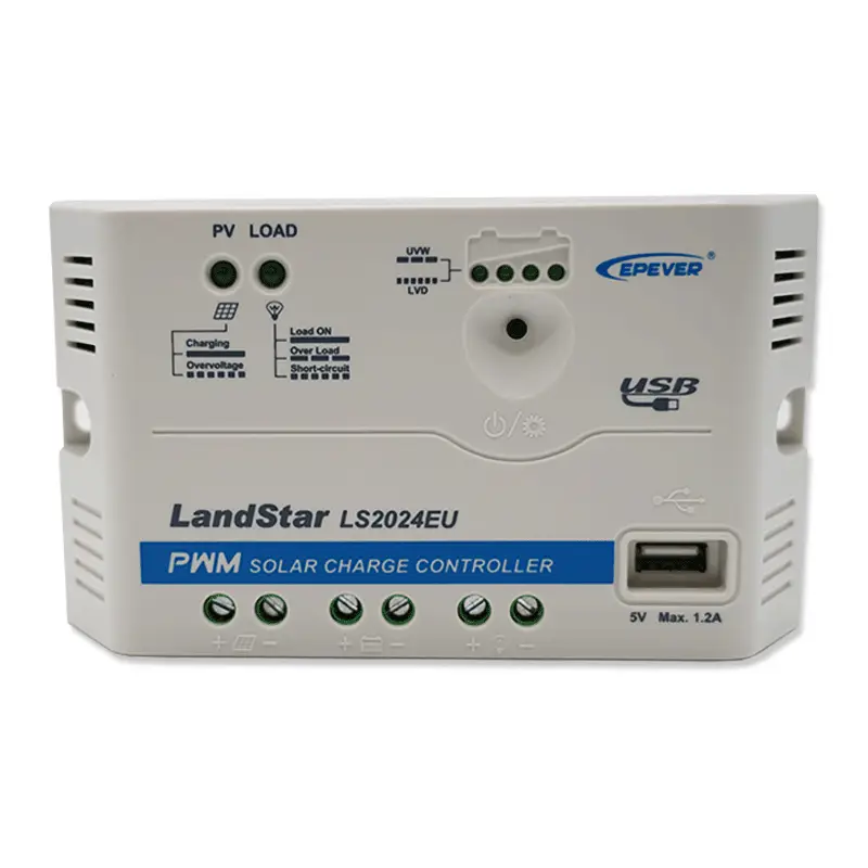 Regulátor nabíjení PWM s USB EPEVER LS2024EU 12 / 24V 20A Originální