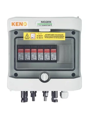 Pouze Dnes Rozvodná skříňka KENO SH-6 DC s přepěťovou ochranou 1000V typ 1 2x PV string 2x MPPT
