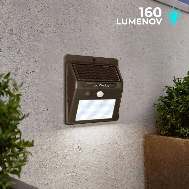 Solární bezpečnostní LED osvětlení SolarCentre Eco Wedge XT SS9849 160 Lumenů s pohybovým senzorem Nová Kolekce
