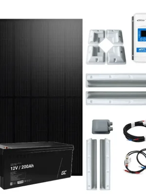 Ověřený Solární ostrovní systém 12V 430Wp 200Ah karavan