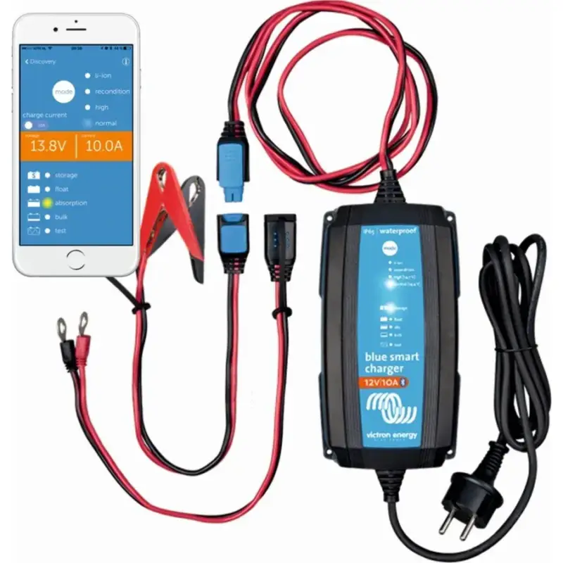 Nabíječka autobaterií BlueSmart 12V 25A IP65 s DC konektorem Cenově Výhodný