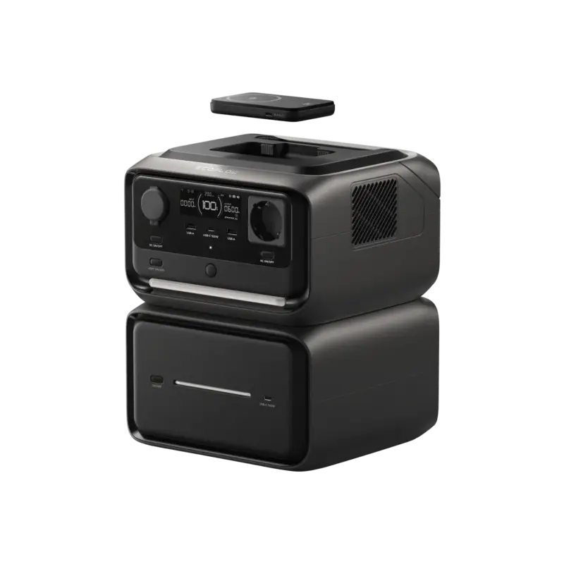 EcoFlow RIVER 3 Max Plus Wireless - 858 Wh přenosná elektrárna + powerbanka RAPID 5000 Levný