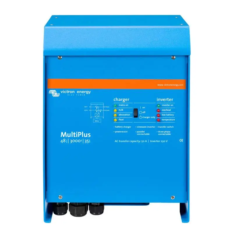 Měnič Victron Multiplus 48V 3000VA 35A 50A (zánovní) Nejlepší Volba