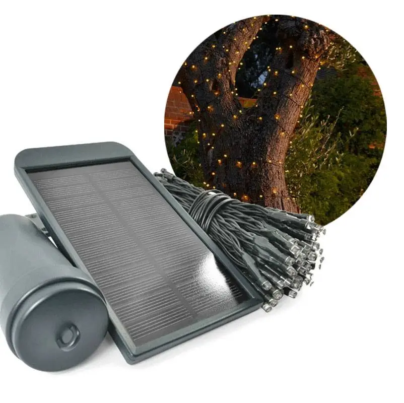Speciální Cena Solární světelný řetěz s USB Lumify Solarcentre - 300 LED / 30m, teplá i studená bílá