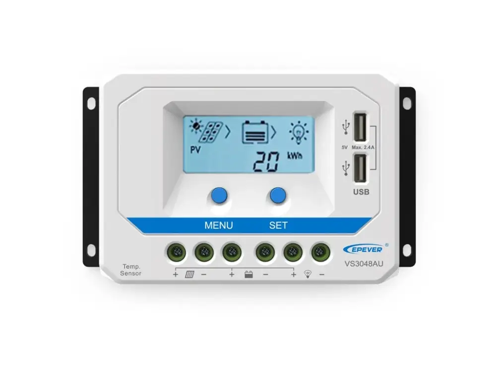 Doprava Zdarma PWM solární regulátor EPsolar 20A 12/24V s LCD displejem série VS