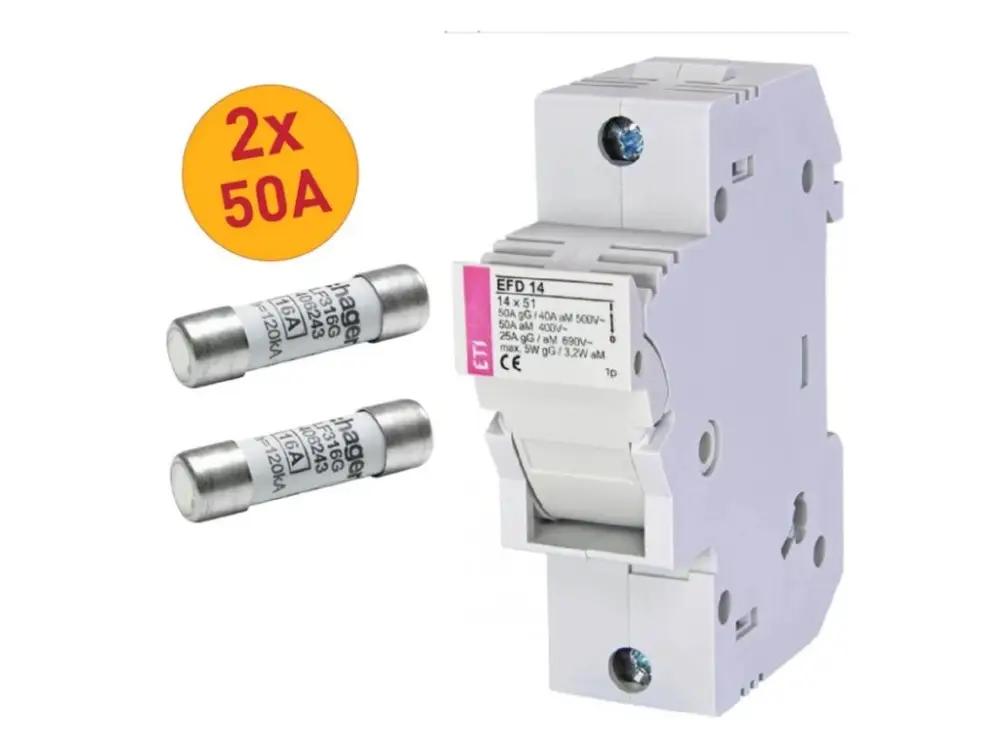 Pojistný odpínač 50A + 2x pojistka Must-Have