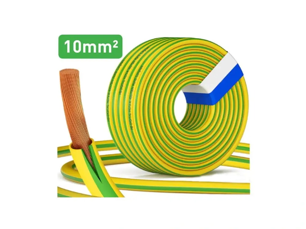 Jen Po Omezenou Doba Kabel - 10mm², ŽLUTOZELENÝ - zemnící