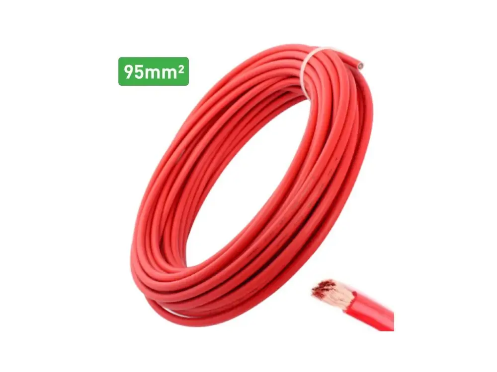 Kabel - 95mm², ČERVENÝ Rychlé Dodání