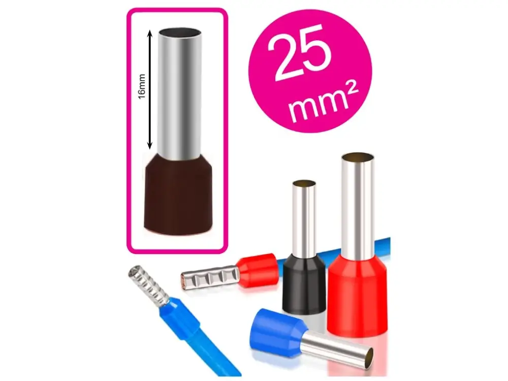 Lisovací dutinka pro kabel 25mm² Speciální Cena