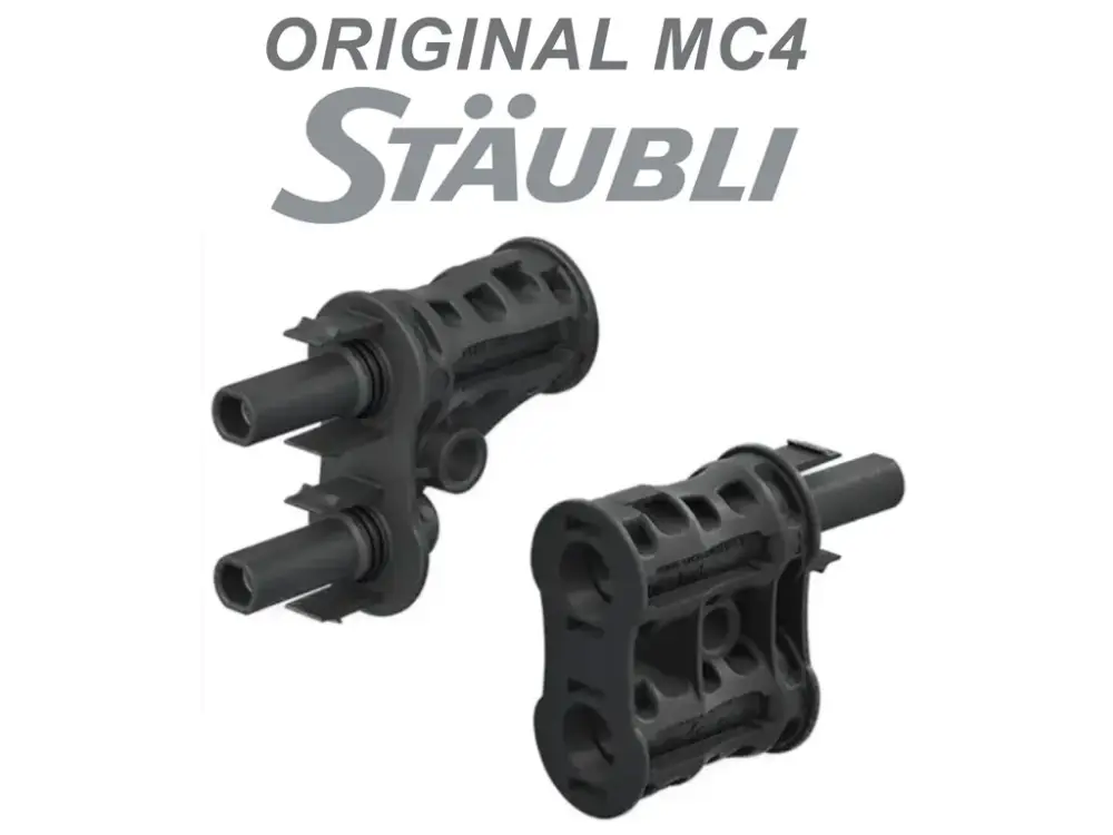 Slučovací konektory MC4 original Stäubli - pár Zlevněný