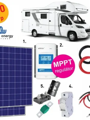Nakupujte Hned 350Wp sestava KARAVAN -MPPT- 2x panely Victron Energy