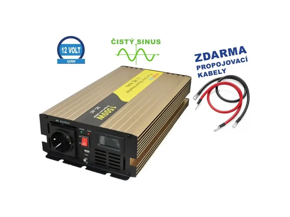 Sleva ROGERELE Sinusový měnič napětí REP1500-12, 1500W