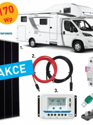 170Wp sestava KARAVAN - AKCE Vrácení Zdarma