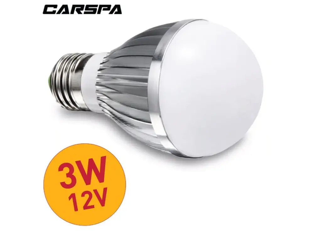 LED žárovka CARSPA BL-D-3WW 3W 12V E27 360Lm 2700-3500K teplá bílá Časově Omezené