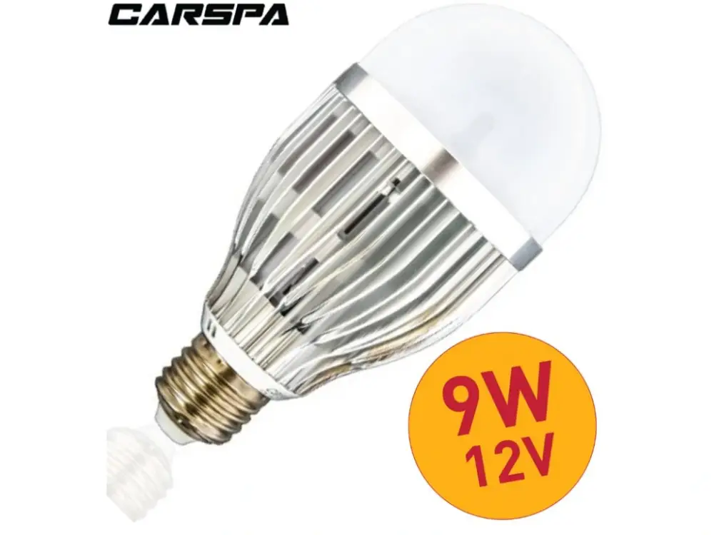 Autentický LED žárovka CARSPA BL-D-9WW 9W 12V E27 1080Lm 2700-3500K teplá bílá