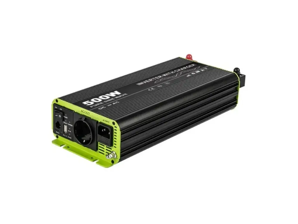 Dokud Zásoby Vydrží KOSUN měnič napětí s nabíječkou DC12V / AC230V, 500W