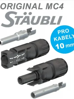 Must-Have Konektory MC4 original Stäubli - pár (po 10mm² kabely)