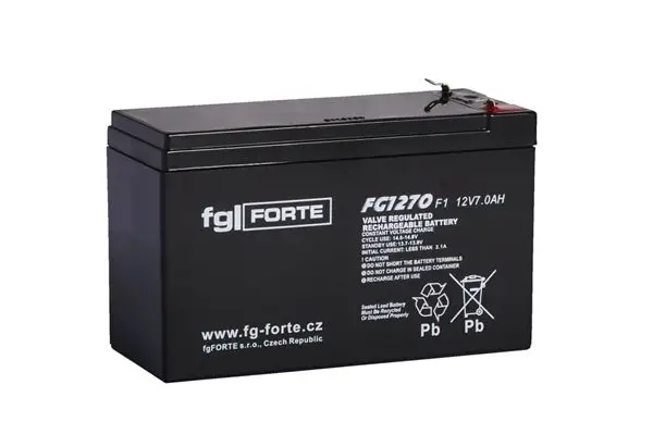FG-Forte FG1270 - 12V / 7Ah, kontakt F1 Nízká Cena