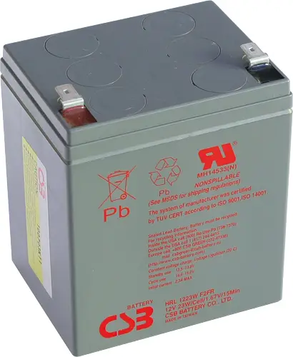 akumulátor CSB HR1224W F2 - 12V / 6,4Ah Oblíbený