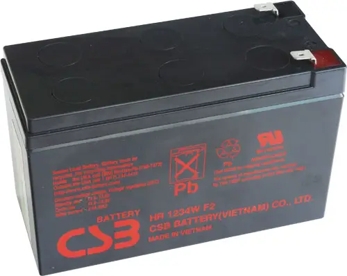 akumulátor CSB HR1234W F2 - 12V / 9Ah Originální