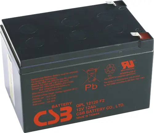 akumulátor CSB GPL12120F2 - 12V / 12Ah Finální Výprodej