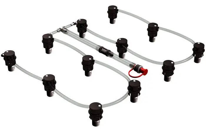 Aquamatic systém pro trakční baterii 24V Set Zlevněný