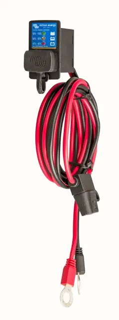 Panelový indikátor stavu baterie s oky M8 Victron Energy k BP IP65 - 3838 Levný
