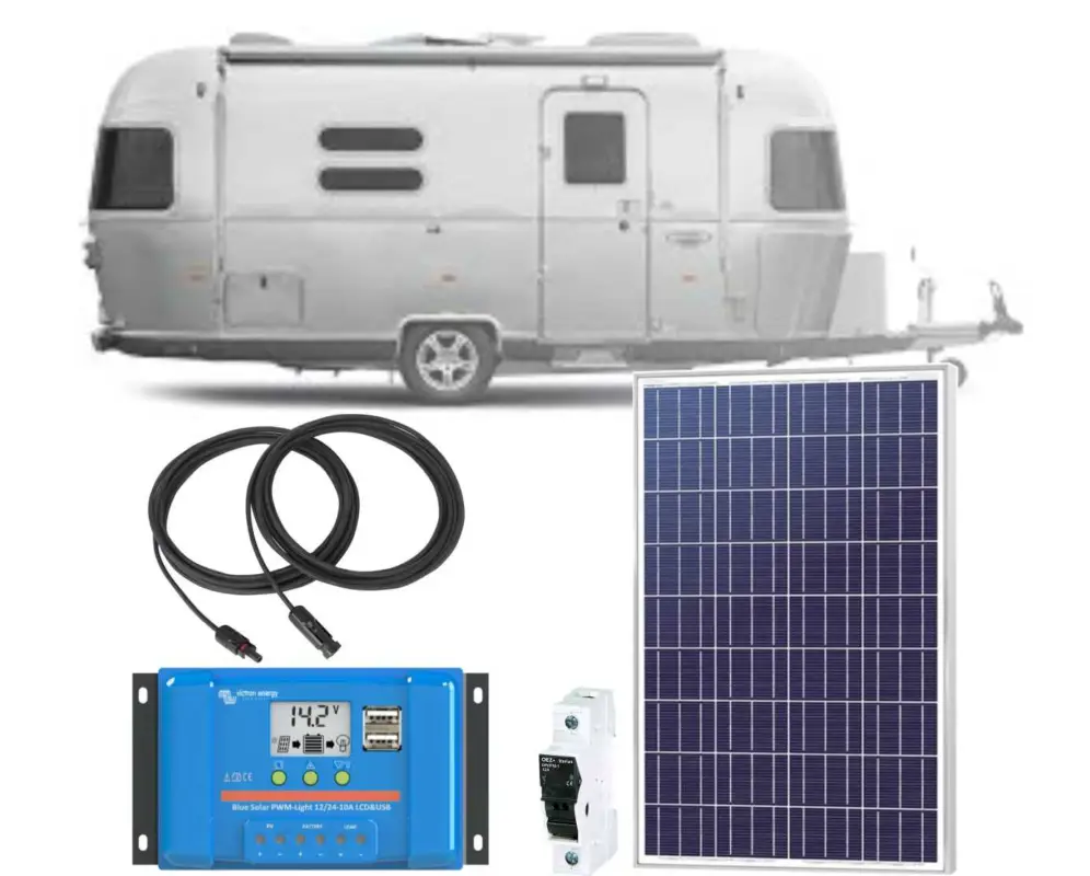 Speciální Cena 350Wp 12V sestava Victron Energy caravan pro karavany