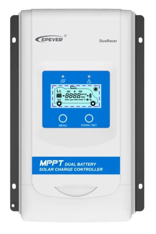 MPPT solární regulátor EPever 100VDC/ 20A DuoRacer - 12/24V Značkový