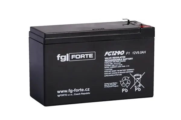 Nejprodávanější FG-Forte FG1290 - 12V / 9Ah, kontakt F2
