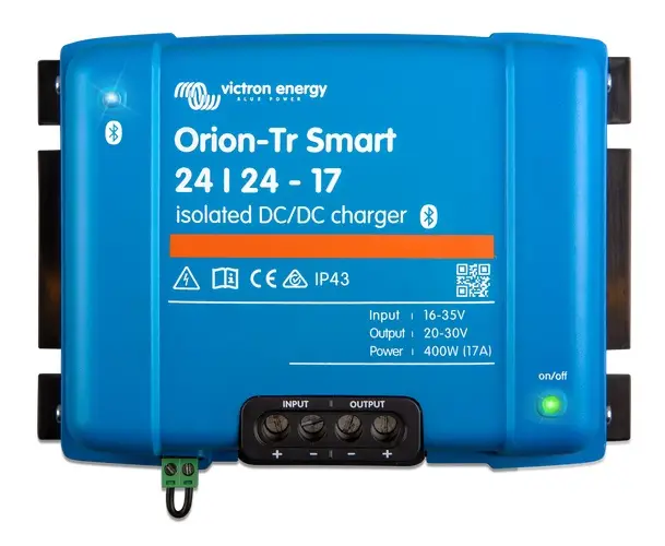 Super Cena DC-DC nabíječka Victron Energy, Orion-Tr Smart - 24V DC na 24V DC, 17A (400W) izolovaná
