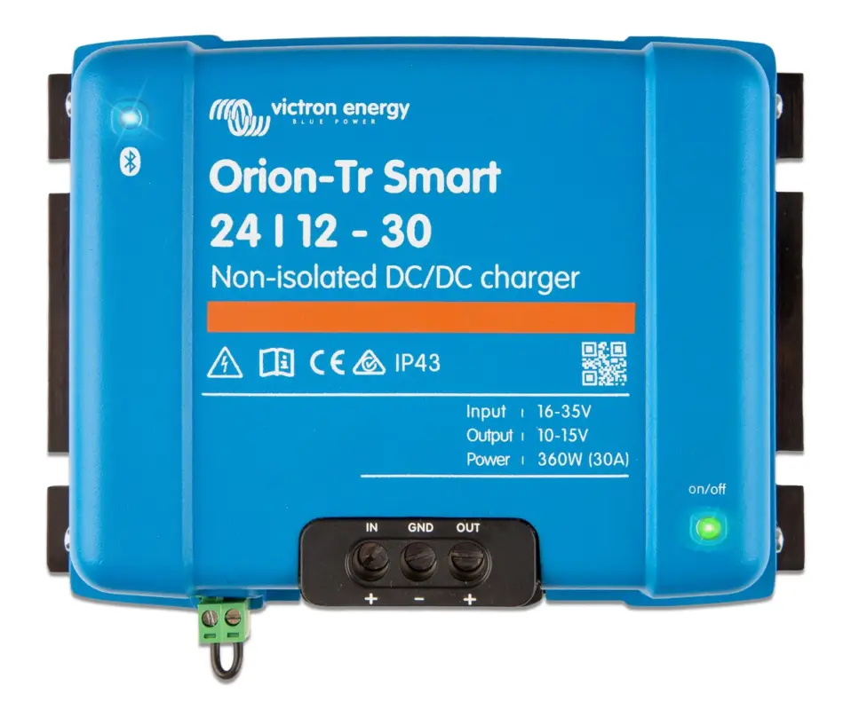 DC-DC nabíječka Victron Energy, Orion-Tr Smart - 24V DC na 12V DC, 30A (360W) neizolovaná Víkendová Akce