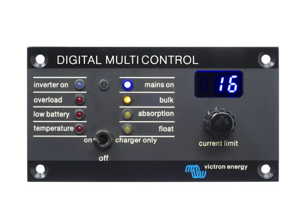 Digitální multifunkční panel Victron Energy Multicontrol 200/200A Dokud Zásoby Vydrží