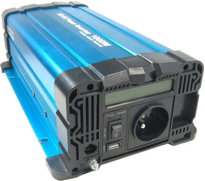Odeslání Ihned Měnič napětí 24V/230V 1000W, USB, Solarvertech FS1000, čistá sinusovka