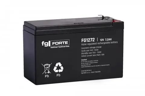 Značkový FG-Forte FG1272 - 12V / 7,2Ah, kontakt F2