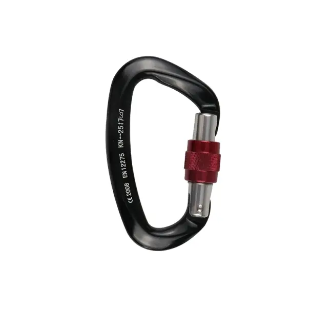 Finální Výprodej Profesionální horolezecká karabina 25 kN Karabina typu D 10 x 5,6 cm