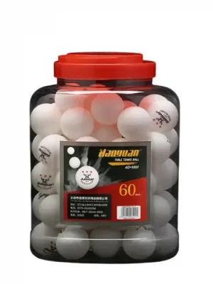 60 ks míčků na ping pong 40 mm 2,8 g Tréninkové míčky na stolní tenis ABS plast Odolné pingpongové míčky v plastové nádobě Nakupujte Hned