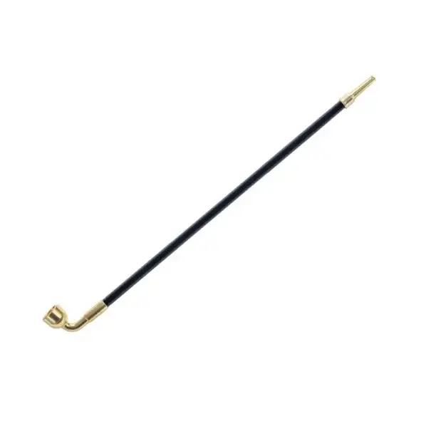 Cenový Hit Dlouhá kovová dýmka na tabák 25 cm klasický úzký tvar kuřácká dýmka pro pohodlné držení a každodenní použití