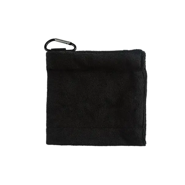 Odeslání Ihned Golfová čisticí utěrka z mikrovlákna 14 x 12 cm Měkký ubrousek s háčkem Kompaktní přenosné příslušenství na čištění holí a míčků