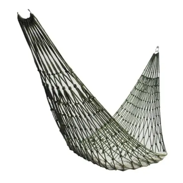 Výhodná Nabídka Hamaka Široká plátěná houpací síť 260x80 cm Přenosná venkovní závěsná houpačka na kempování Zahradní silná látková houpačka do volného času
