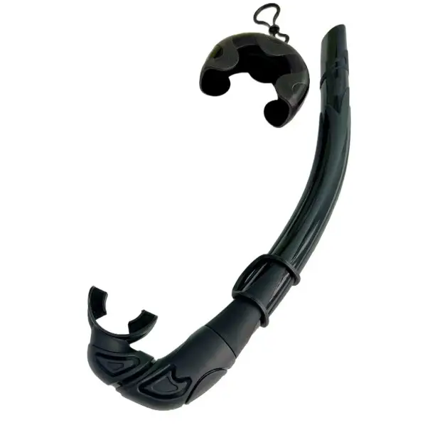 Měkký silikonový šnorchl 37,5 cm pro dospělé Přenosný skládací šnorchl na potápění a šnorchlování Ergonomický náustek Lehká konstrukce Vysoce Kvalitní