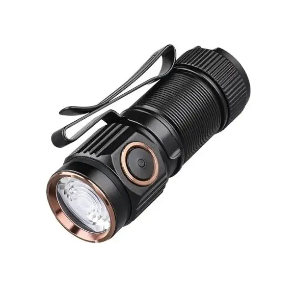 Mini LED svítilna kapesní dobíjecí Type-C 6,2 cm 1000 lm s klipem a magnetem pro každodenní použití Jen Po Omezenou Doba