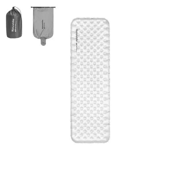 Aktuální Nafukovací karimatka 186 × 58 × 10 cm R hodnota 6.5 odolnost ≥ −25 °C lehká 460 g kompaktní balení pro kempování turistiku
