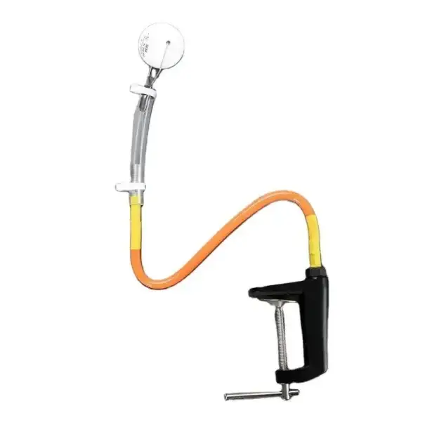 Nízká Cena Rychlý trenažér stolního tenisu 47 cm s flexibilním husím krkem a upínací základnou na stůl max 5,5 cm pro trénink ping pongu